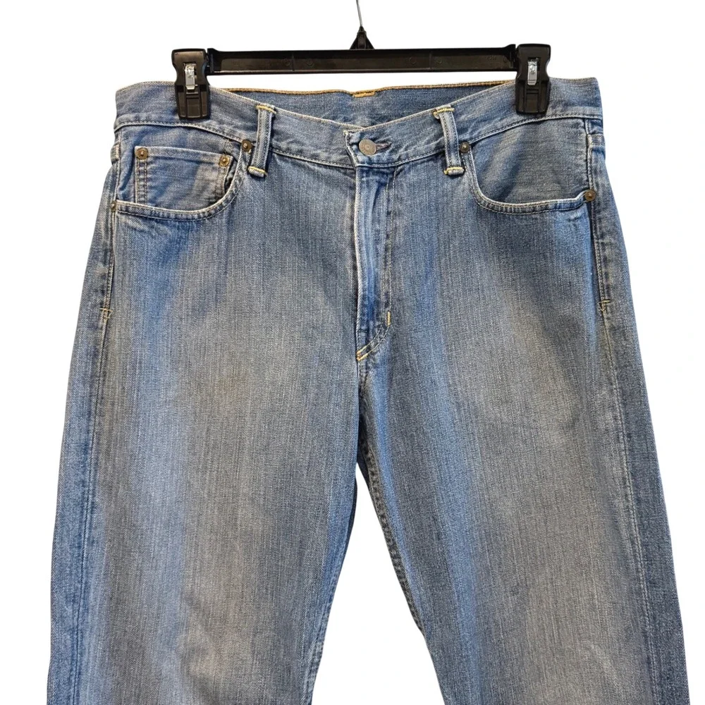 Polo Ralph Lauren Classic 867‎ Jeans Mens 36x34 Light Wash Denim Cotton
